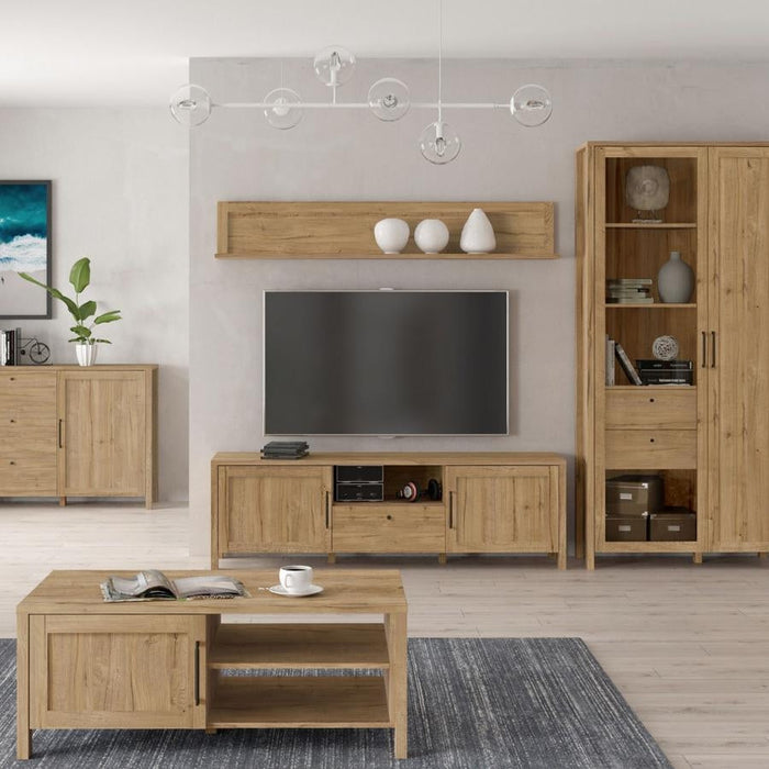 Malte Brun Waterford Oak Wall Shelf