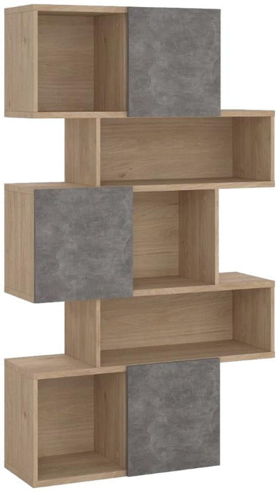 Maze 3 Door Asymmetrical Bookcase