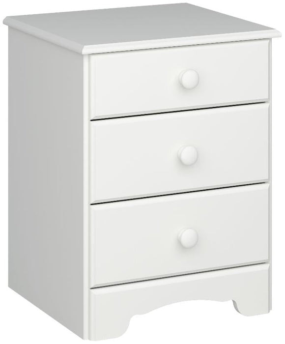 Nordic 3 Drawer Bedside Table