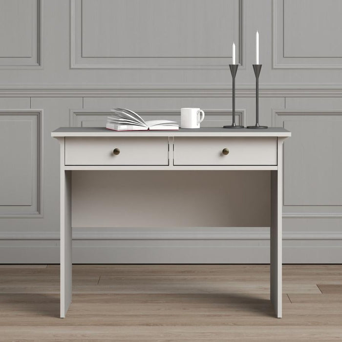Paris White 2 Door Console Table