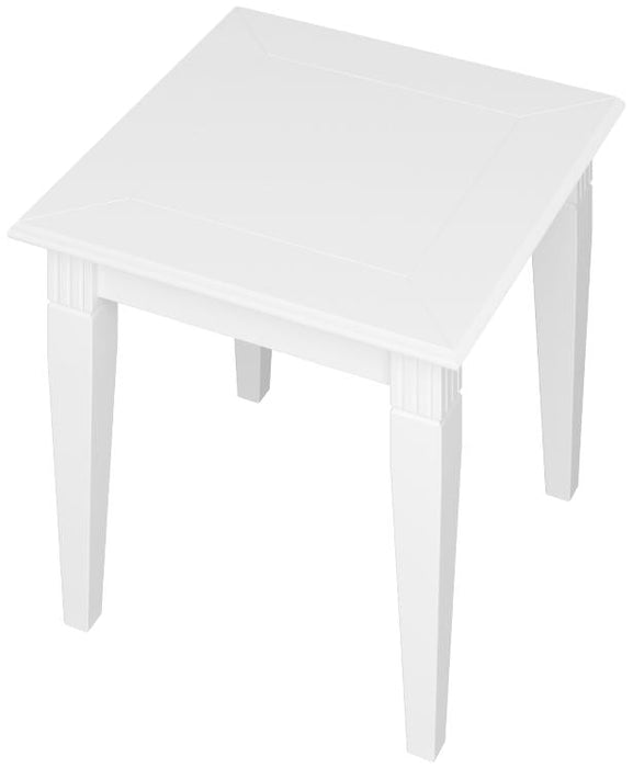 Venice Pure White Side Table