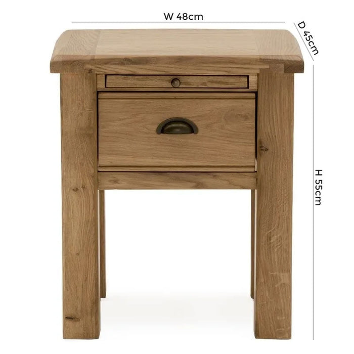 Vida Living Breeze Oak End Table
