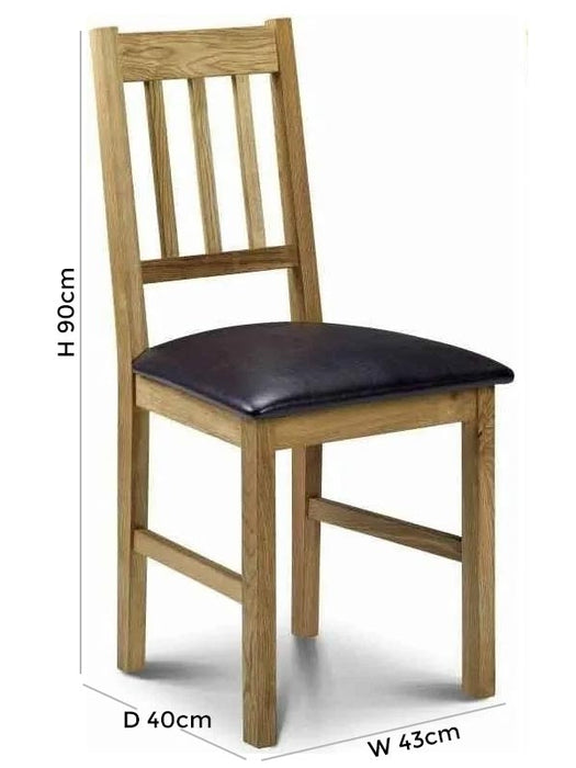 Coxmoor Oak 4 Seater Dining Set with 2 Chairs and Bench