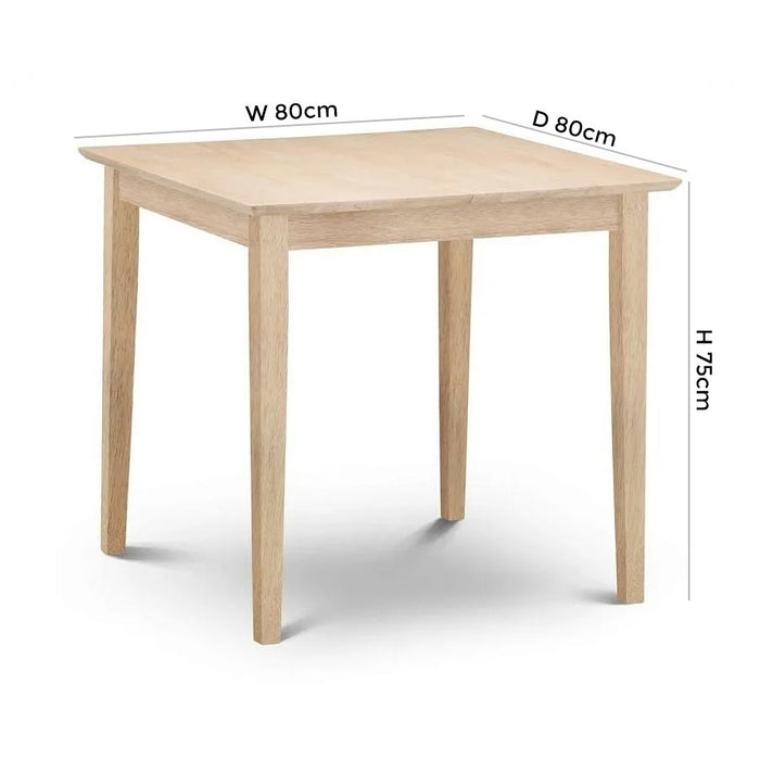 Rufford Low Sheen Lacquered 2 Seater Extending Dining Table