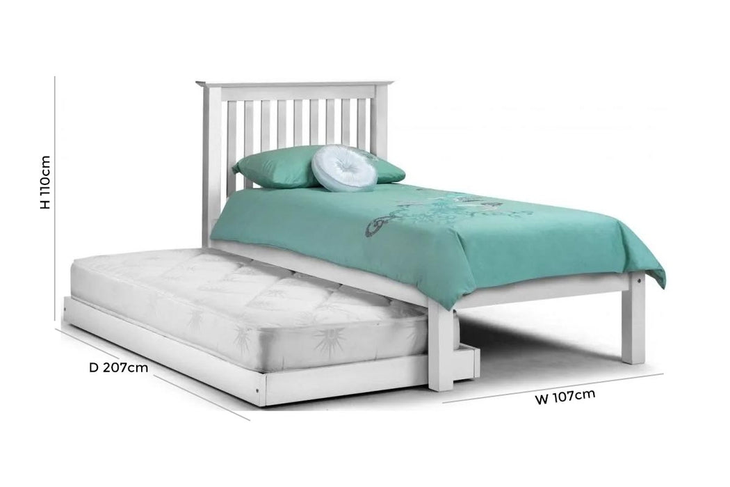 Barcelona Stone White Pine Hideaway Bed