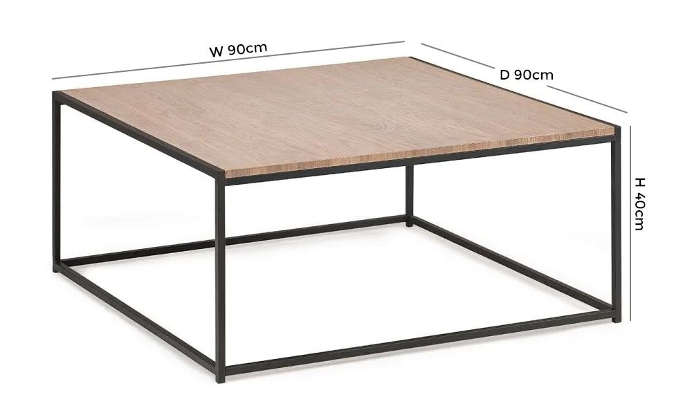 Tribeca Sonoma Oak Square Coffee Table