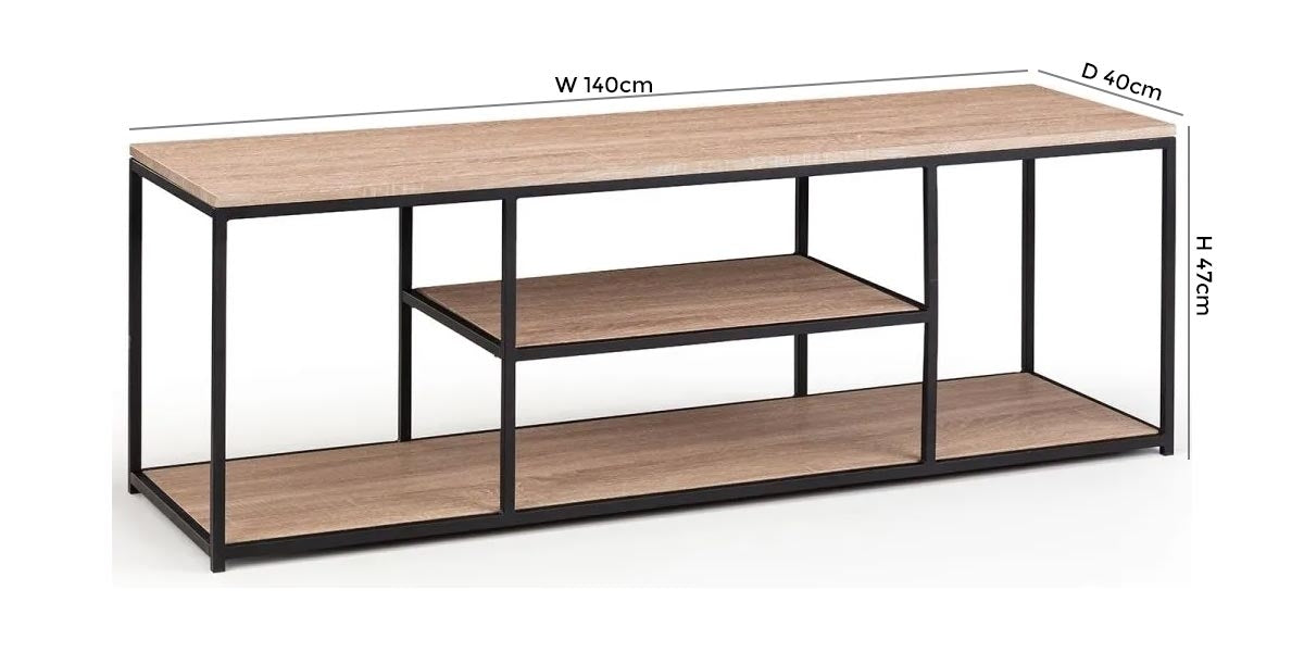 Tribeca Sonoma Oak TV Unit upto 64inch