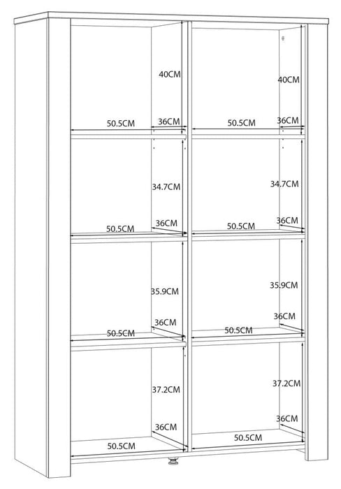 Bohol 2 Door Display Cabinet