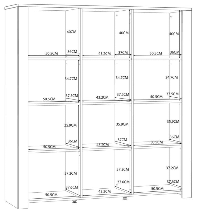 Bohol 3 Door Large Display Cabinet