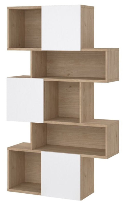 Maze 3 Door Asymmetrical Bookcase