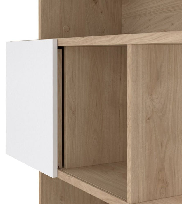 Maze 3 Door Asymmetrical Bookcase
