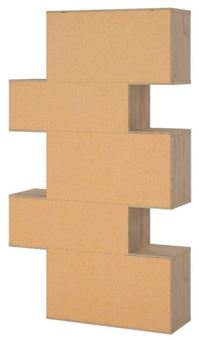 Maze 3 Door Asymmetrical Bookcase