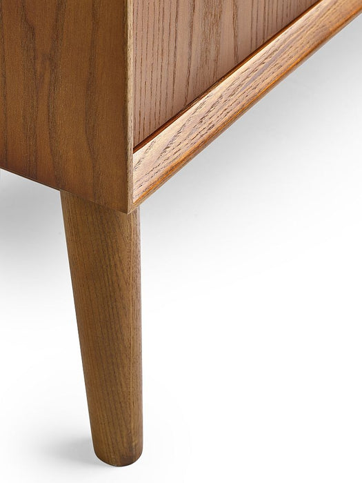 Lowry Cherry Wood 2 Door 3 Drawer Large Sideboard