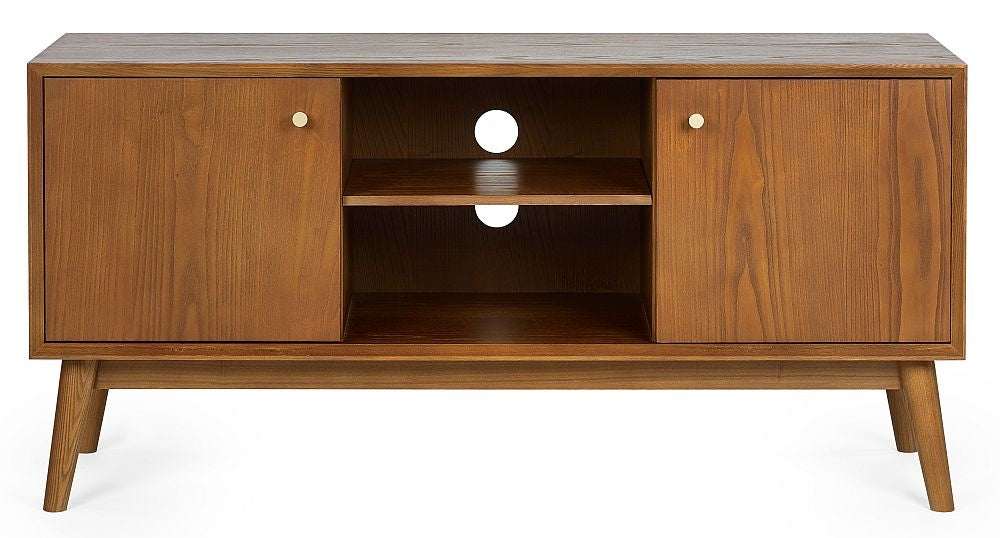 Lowry Cherry Wood 2 Door Media Unit