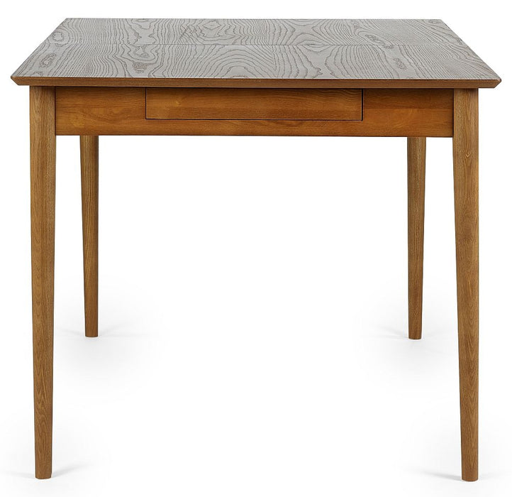 Lowry Cherry Wood Extending 4 Seater Extending Dining Table with 2 Drawer