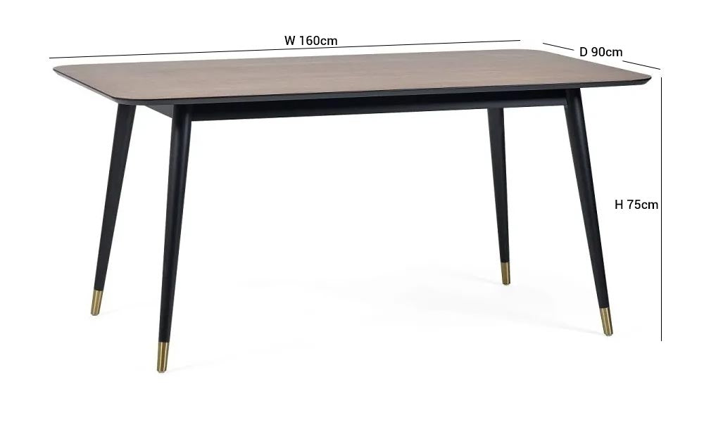 Findlay Walnut Dining Table - 6 Seater
