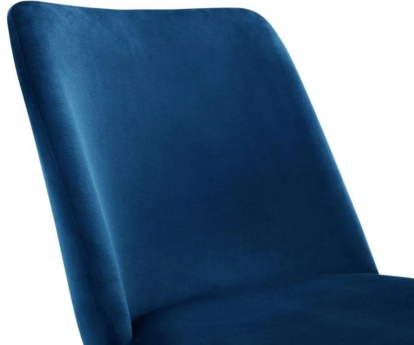 Findlay Square 4-6 Dining Table Set with 4 Delaunay Blue Chairs