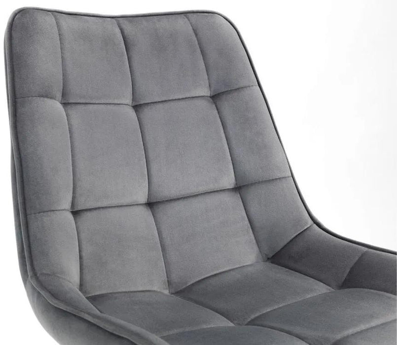 Findlay Square 4 Seater Dining Set with 4 Hadid Grey Chairs