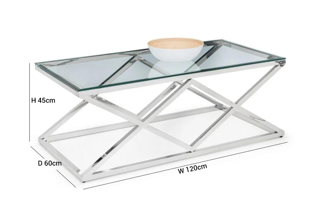 Biarritz Silver Coffee Table