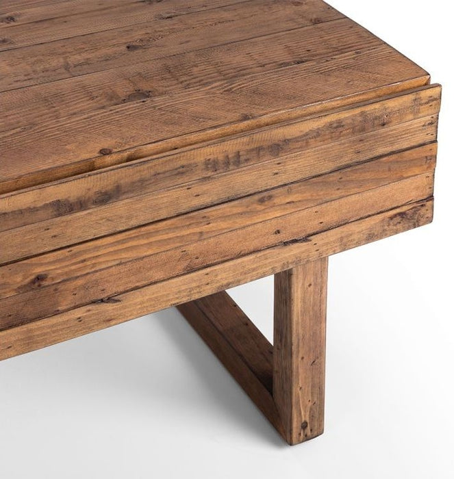 Woburn Brown 2 Drawer Coffee Table