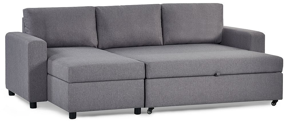 Angel Light Grey Linen Fabric Sofabed