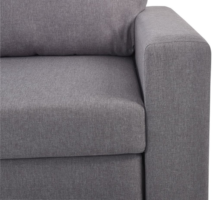 Angel Light Grey Linen Fabric Sofabed