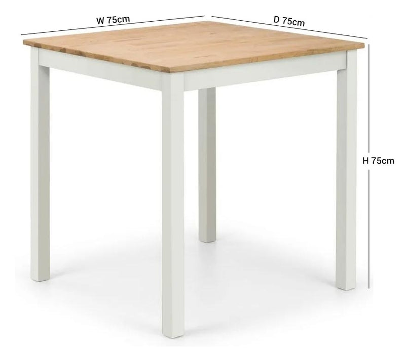 Coxmoor Ivory Lacquer Dining Table - 2 Seater