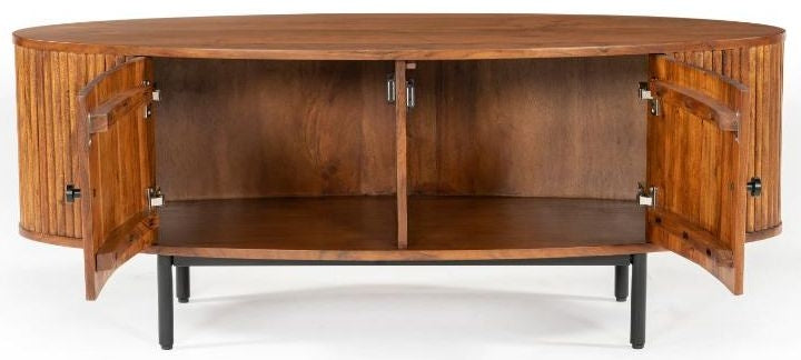 Panama Acacia Wood 2 Door TV Unit