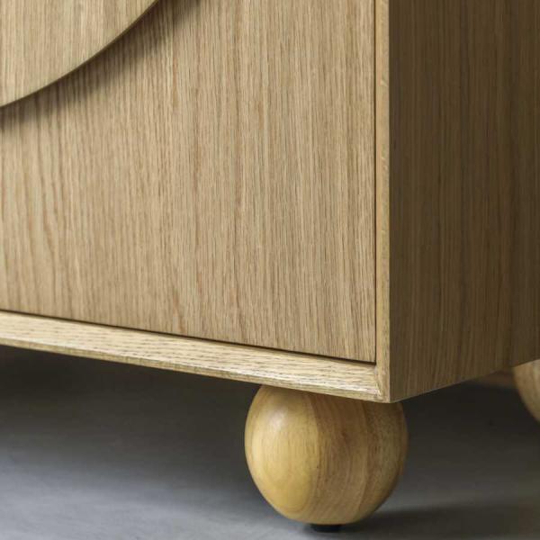 Geo Natural Geomatric Small Sideboard - 2 Doors