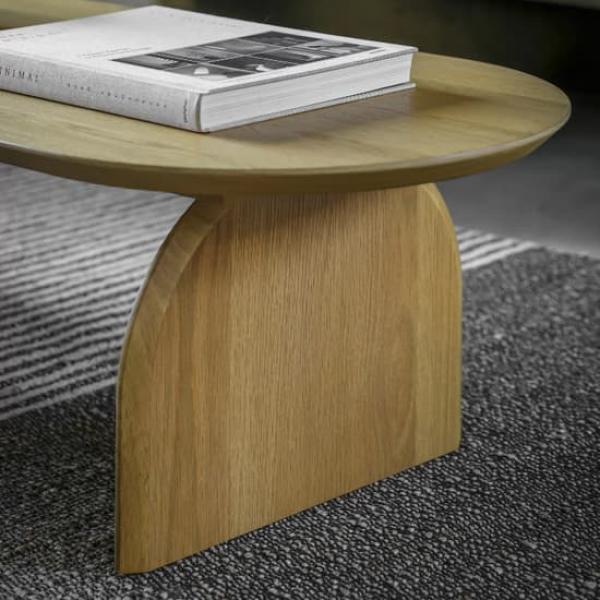 Geo Natural 130cm Oval Coffee Table