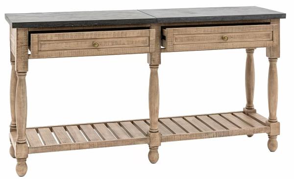 Vancouver Natural 2 Drawer 165cm Console Table