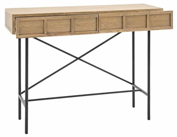 Panelled 2 Drawer Console
