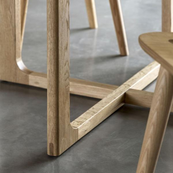 Craft 110cm Round Dining Table - Comes in Natural and Smoked Options