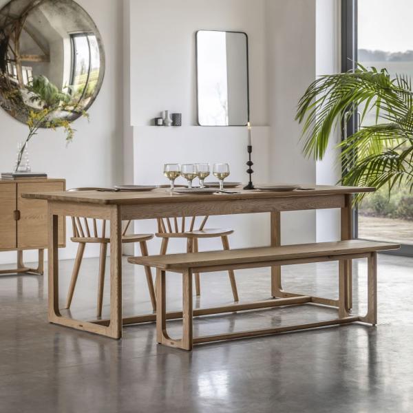 Craft 8 Seater Extending Dining Table - Comes in Natural and Smoked Options