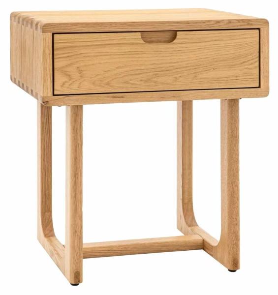 Craft Natural 1 Drawer Bedside Cabinet