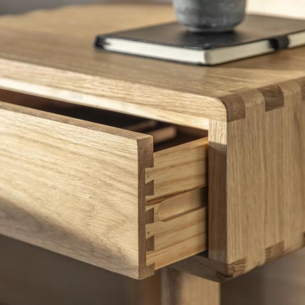 Craft Natural 1 Drawer Bedside Cabinet