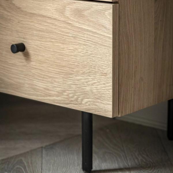 Ashdown Oak 3 Drawer Small Chest