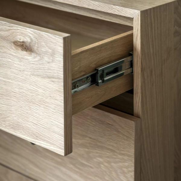 Ashdown Oak 3 Drawer Small Chest