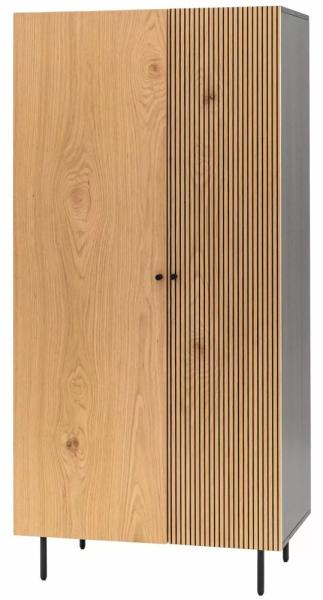 Hyland Natural 2 Door Wardrobe