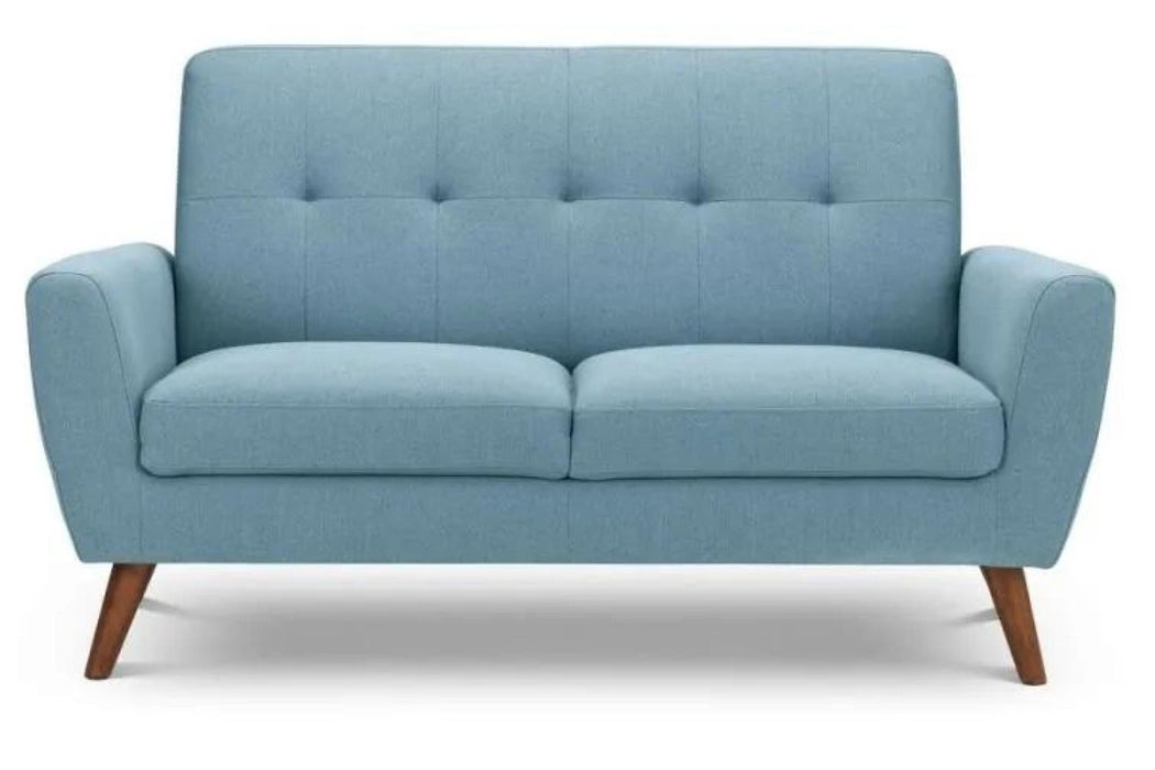 Monza Blue Fabric 2 Seater Sofa