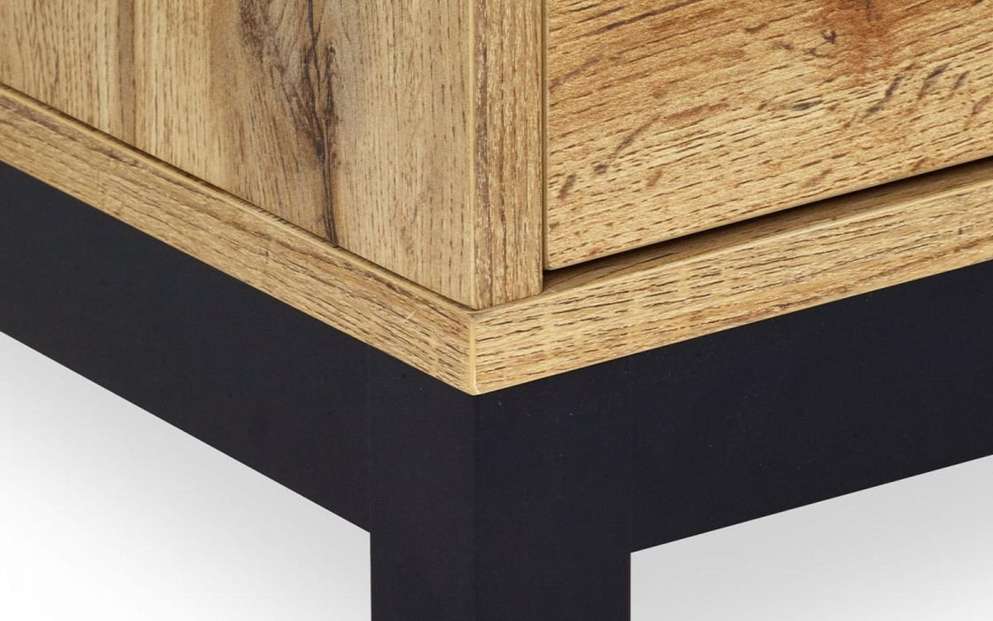 Bali Light Oak TV Unit, 135cm with Storage for Television Upto 50in Plasma