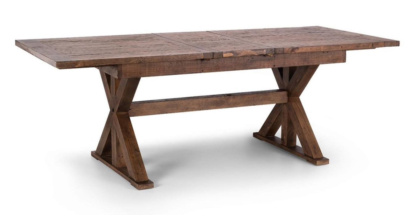 Chatsworth Reclaimed Pine 6-8 Seater Extending Dining Table