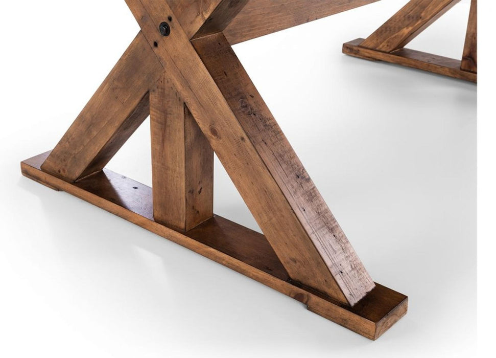 Chatsworth Reclaimed Pine 6-8 Seater Extending Dining Table