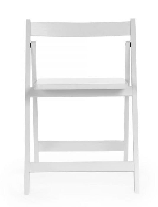 Gatan Gateleg White Lacquer Drop Leaf 2 Seater Dining Table with 2 Chairs