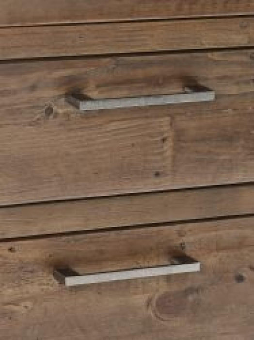 Heritage Reclaimed Pine 3 Drawer Bedside