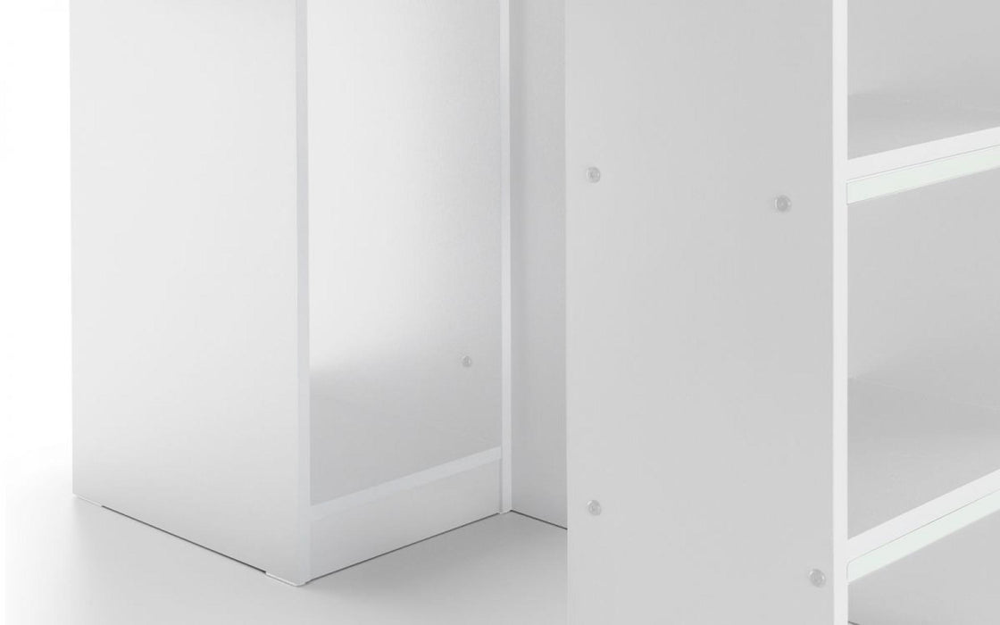 Mercury White PC Gaming Highsleeper Bed