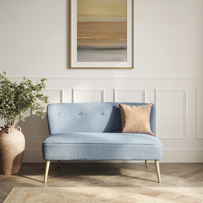 Beau Cornflower Blue 2 Seater Sofa