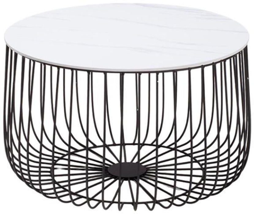 Enzo Black Metal Large Cage Table