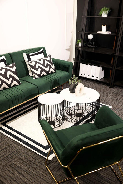 Enzo Black Metal Small Cage Table