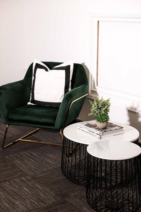 Enzo Black Metal Small Cage Table